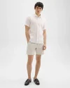 Irving Short-Sleeve Shirt in Relaxed Linen