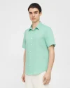 Irving Short-Sleeve Shirt in Relaxed Linen