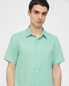 Irving Short-Sleeve Shirt in Relaxed Linen Irving Short-Sleeve Shirt in Relaxed Linen