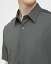 Irving Short-Sleeve Shirt in Structure Knit