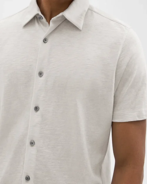 Noran Short-Sleeve Shirt in Slub Cotton