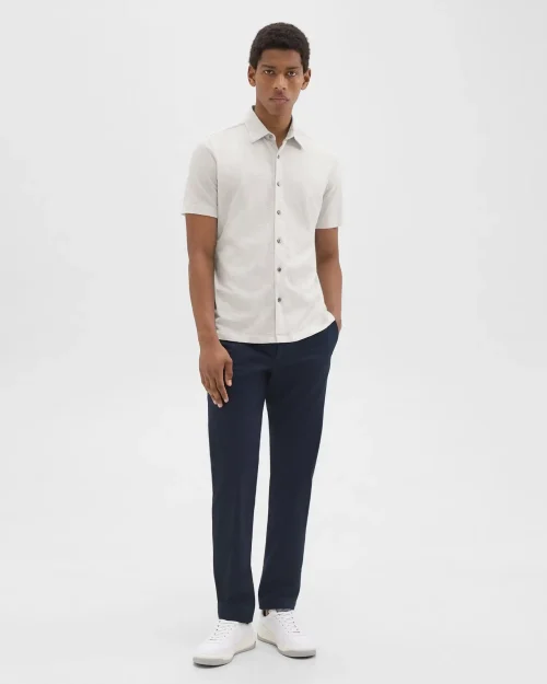 Noran Short-Sleeve Shirt in Slub Cotton