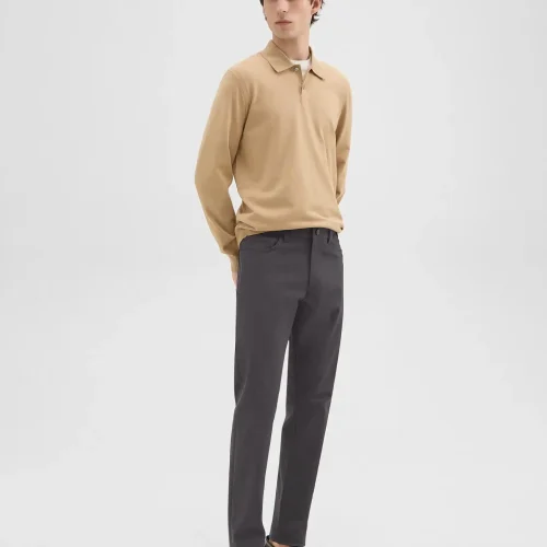 Men's Raffi 5-Pocket Pant in Dark Grey Neoteric Twill with a Slim Fit Design