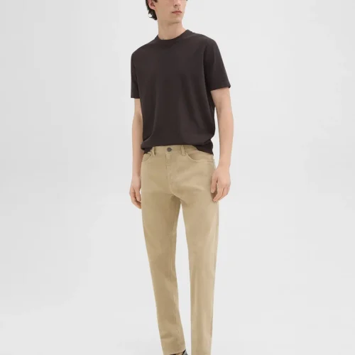 Men's Raffi 5-Pocket Pant in Khaki Stretch Corduroy