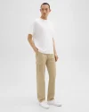 Straight Cargo Pant in Stretch Cotton Twill