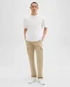 Straight Cargo Pant in Stretch Cotton Twill