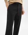 Straight Pant in Wool-Blend Twill