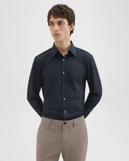 Sylvain Eclipse Shirt in Structure Knit for Man