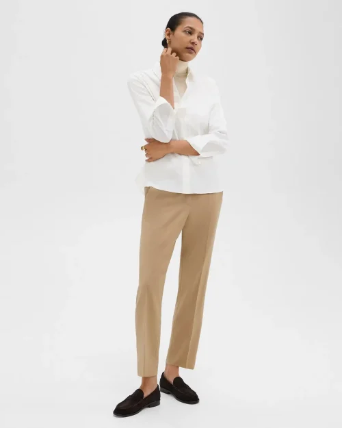 Treeca Pull-On Pant in Sleek Flannel