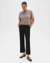 High-Waist Straight-Leg Pant in Good Wool