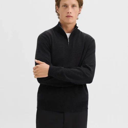 Hilles Quarter-Zip Sweater in Cashmere