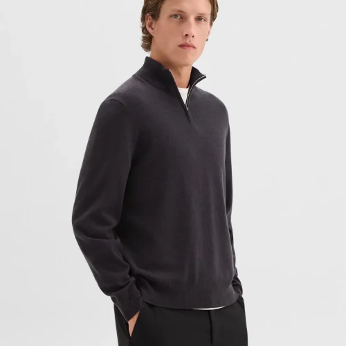 Hilles Quarter-Zip Sweater in Cashmere