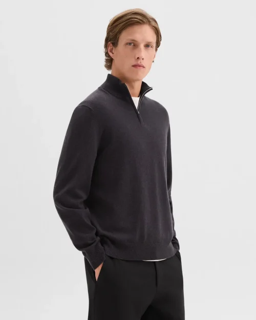 Hilles Quarter-Zip Sweater in Cashmere