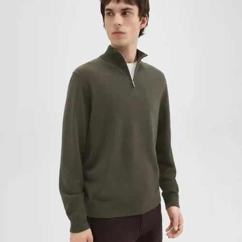 Hilles Quarter-Zip Sweater in Cashmere