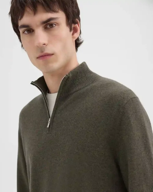 Hilles Quarter-Zip Sweater in Cashmere