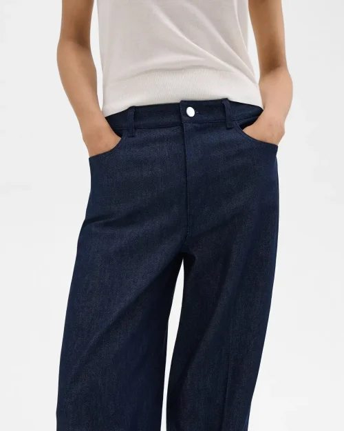 Straight-Leg 5-Pocket Pant in Denim