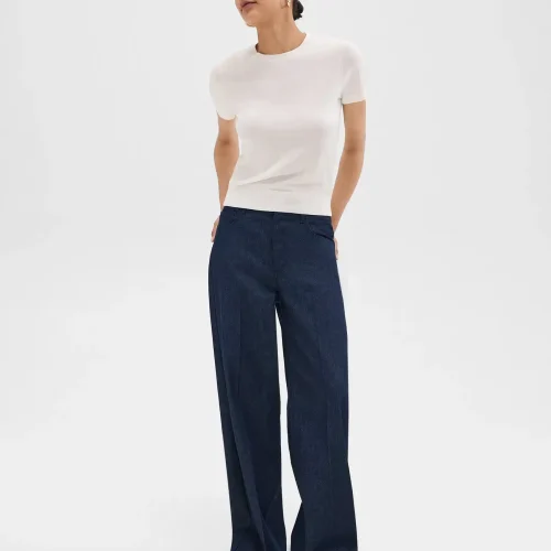 Straight-Leg 5-Pocket Pant in Denim