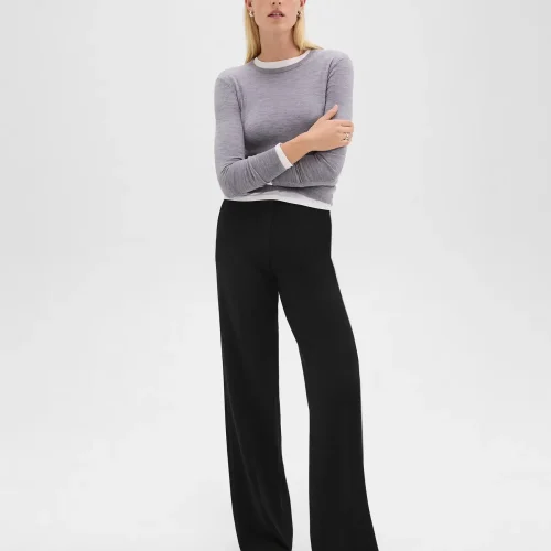 Relaxed Straight Pant in Admiral Crepe