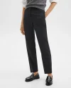 Tapered High-Waist Pant in Sleek Flannel