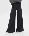 Ultra Wide-Leg Pant in Stretch Flannel