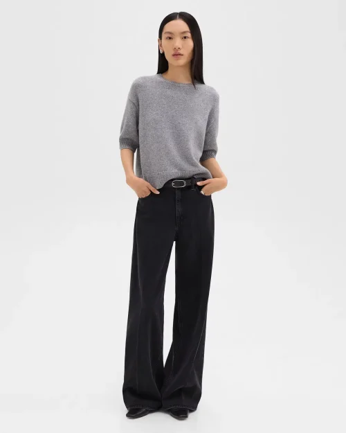 Straight-Leg 5-Pocket Pant in Denim