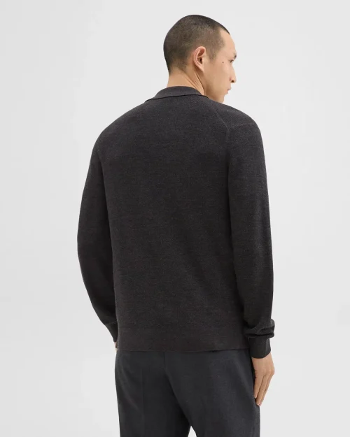 Johnny Collar Sweater in Merino Wool