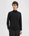 Mock Neck Sweater in Regal Wool