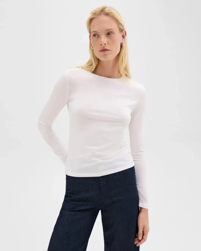 Tiny Long-Sleeve Tee in Organic Cotton