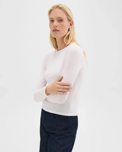 Tiny Long-Sleeve Tee in Organic Cotton