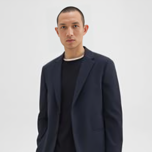 Clinton Blazer in Precision Ponte for man 4 Theory