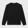 Theory Black Raglan Sleeve Sweatshirt in Light Bilen