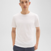 Theory White Precise Tee in Pima Cotton Jersey