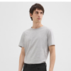 Theory charcoal Precise Tee Shirt in Pima Cotton