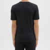 Theory Black multi Essential Tee Shirt in Anemone Modal