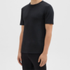 Theory Black multi Essential Tee Shirt in Anemone Modal